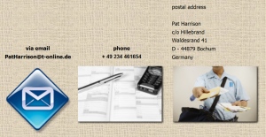 contact addresses for artist Pat Harrison