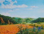 landscape painting by Pat Harrison
